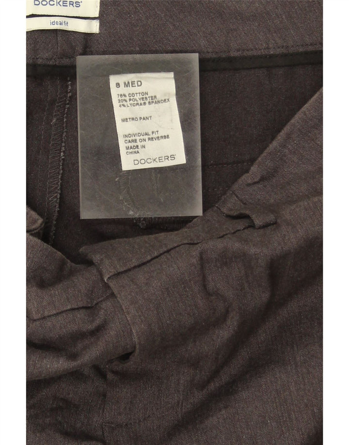 DOCKERS Womens Bootcut Casual Trousers US 8 Medium W31 L32 Grey Cotton Vintage Dockers and Second-Hand Dockers from Messina Hembry 