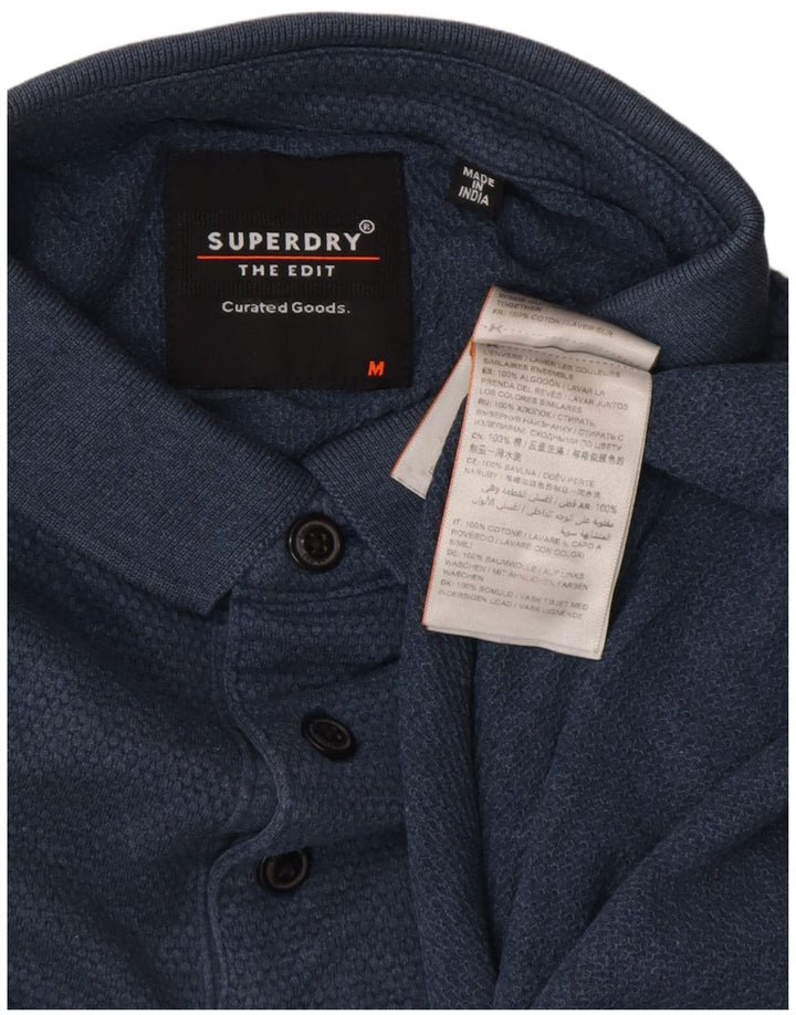 Superdry muška polo majica Srednje tamnoplavi pamuk