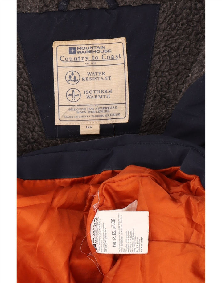 Mountain Warehouse muška podstavljena jakna s kapuljačom UK 40 velika tamnoplava