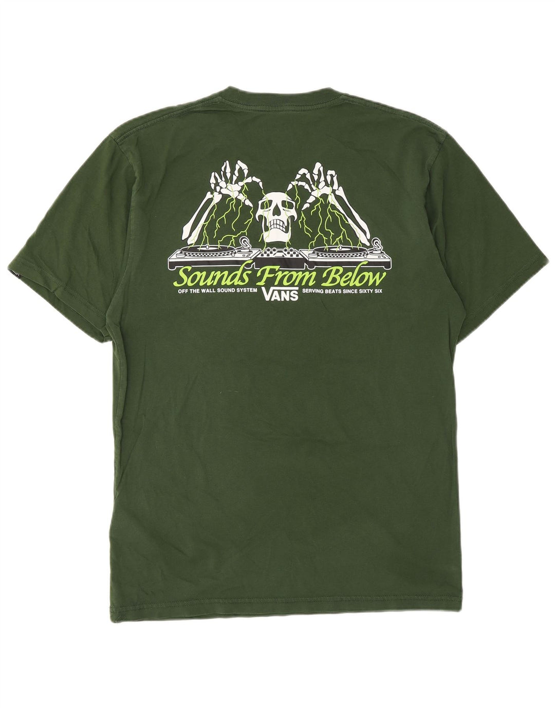 VANS muška majica kratkih rukava klasičnog kroja srednje zelene pamučne boje