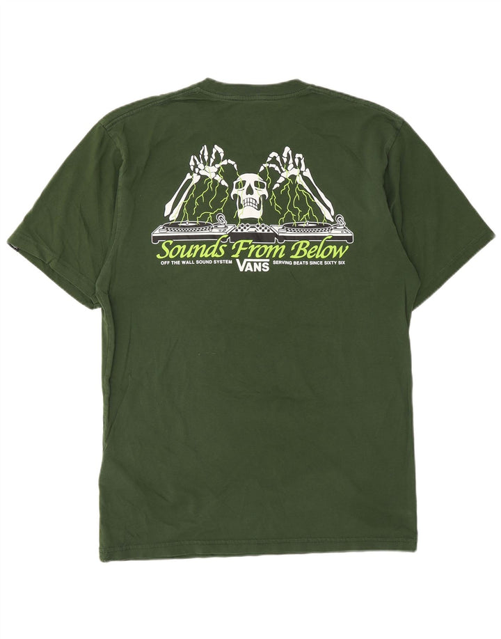 VANS muška majica kratkih rukava klasičnog kroja srednje zelene pamučne boje