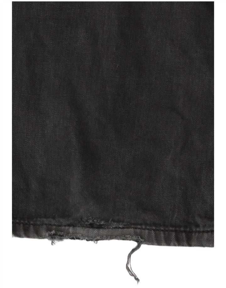 Levi's muške 504 ravne traperice W33 L34 sivi pamuk