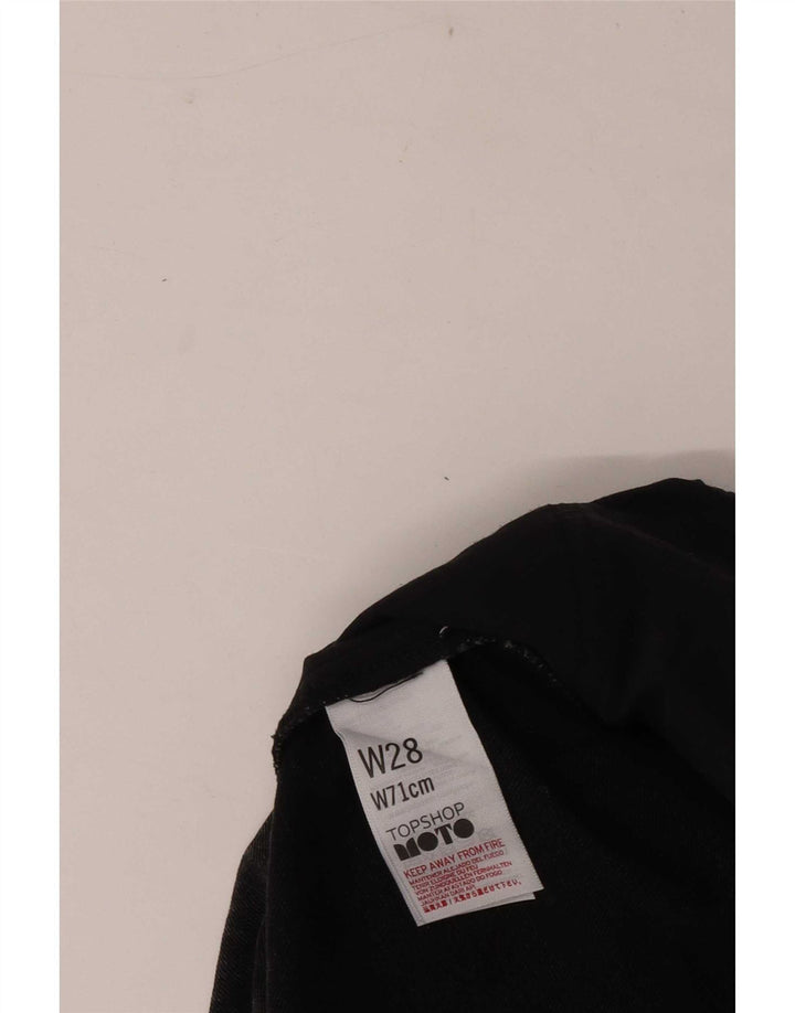 Topshop ženska mini traper suknja W28 Srednje crni pamuk