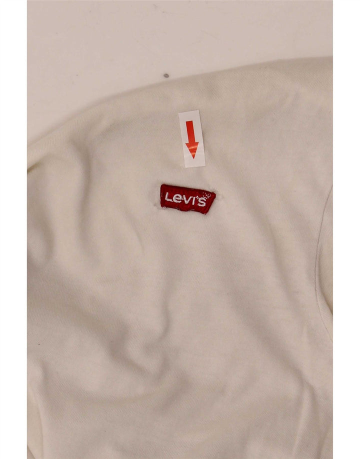 Levi's ženska majica kratkih rukava UK 8 Mali bijeli pamuk