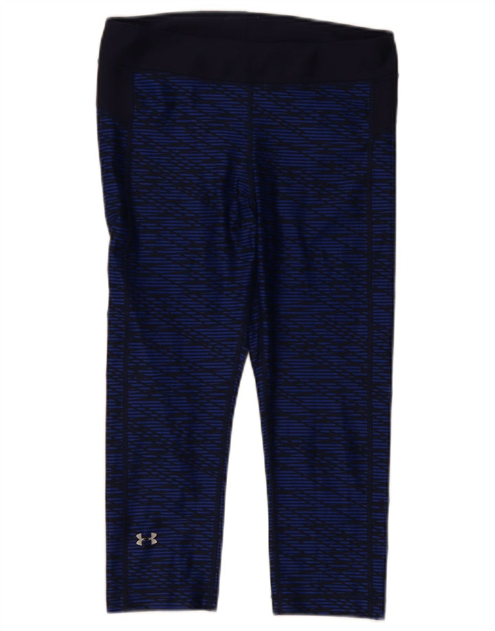 UNDER ARMOUR Ženske kapri tajice UK 14 srednje tamnoplave geometrijske boje