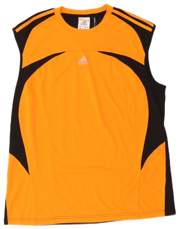 Adidas muški prsluk Climalite Top XL poliester narančaste boje