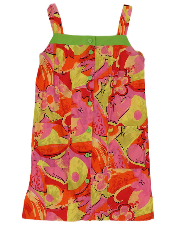 Vintage ženski sarafan bez rukava IT 50 XL Raznobojni cvjetni