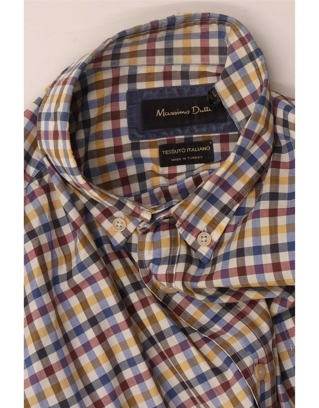 Massimo Dutti muška košulja Large Multicolored Gingham