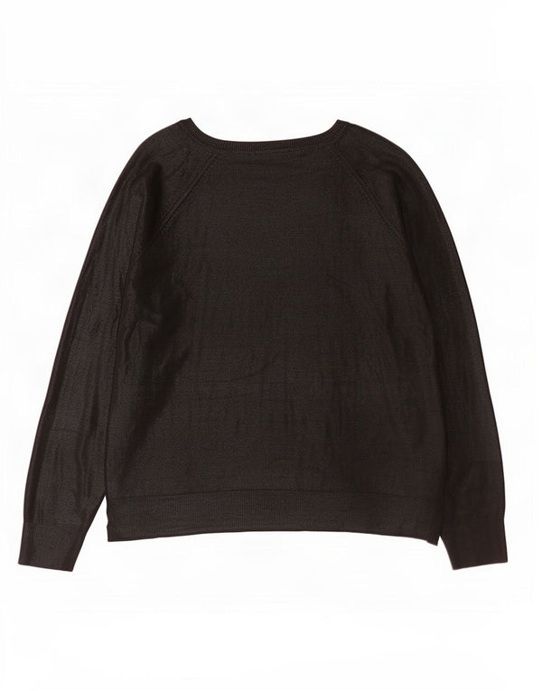 Zara ženski gornji dio široke bluze UK 18 XL crna viskoza