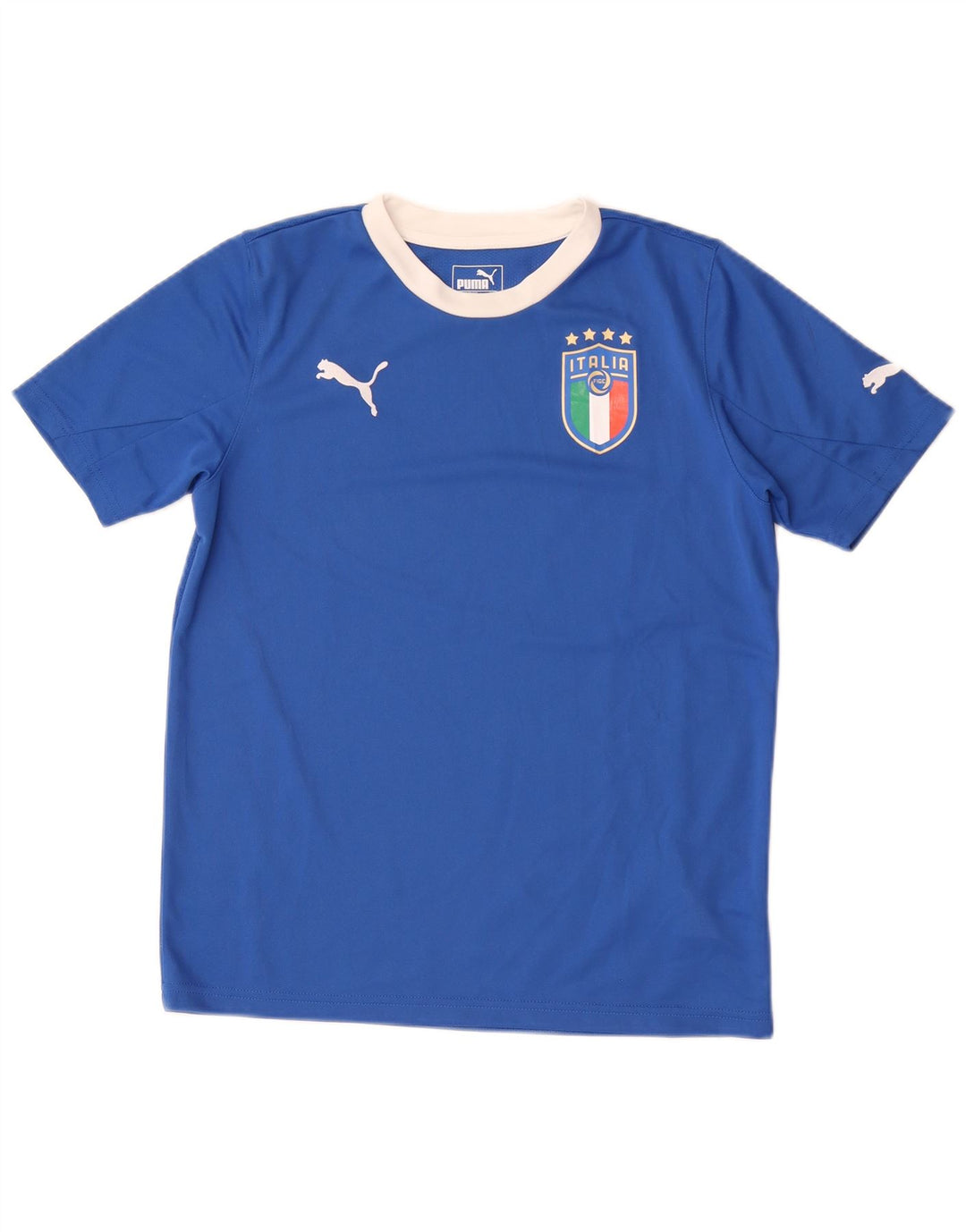 Plava poliesterska majica kratkih rukava Puma Boys Graphic T-Shirt 13-14 Years