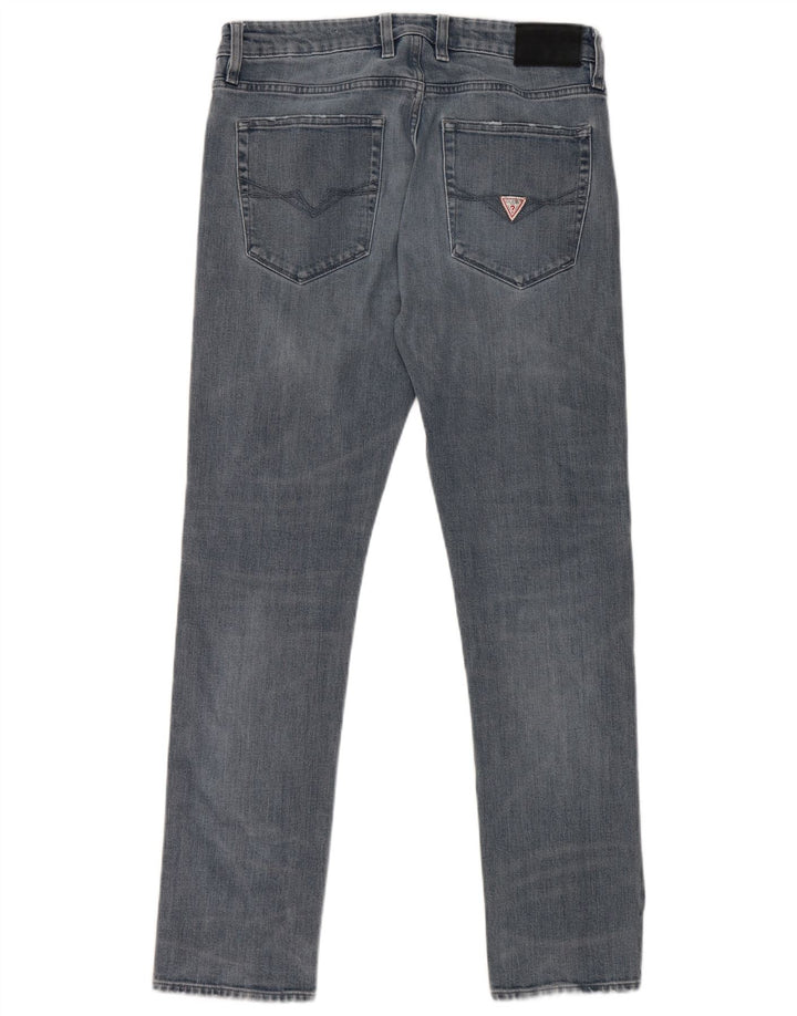 Muške uske sužene traperice Guess W34 L31 plave