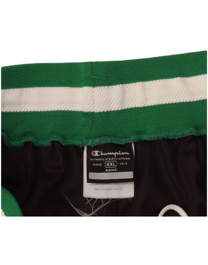Champion muške sportske kratke hlače 4XL crni poliester u boji
