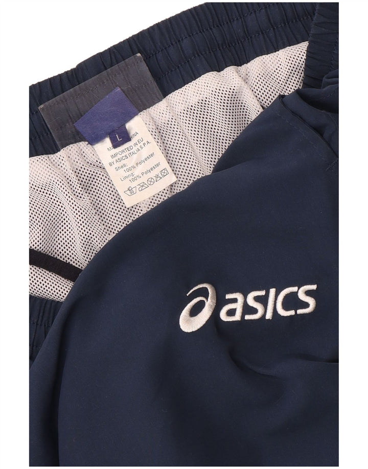 Asics muške hlače od trenirke velike tamnoplave poliesterske
