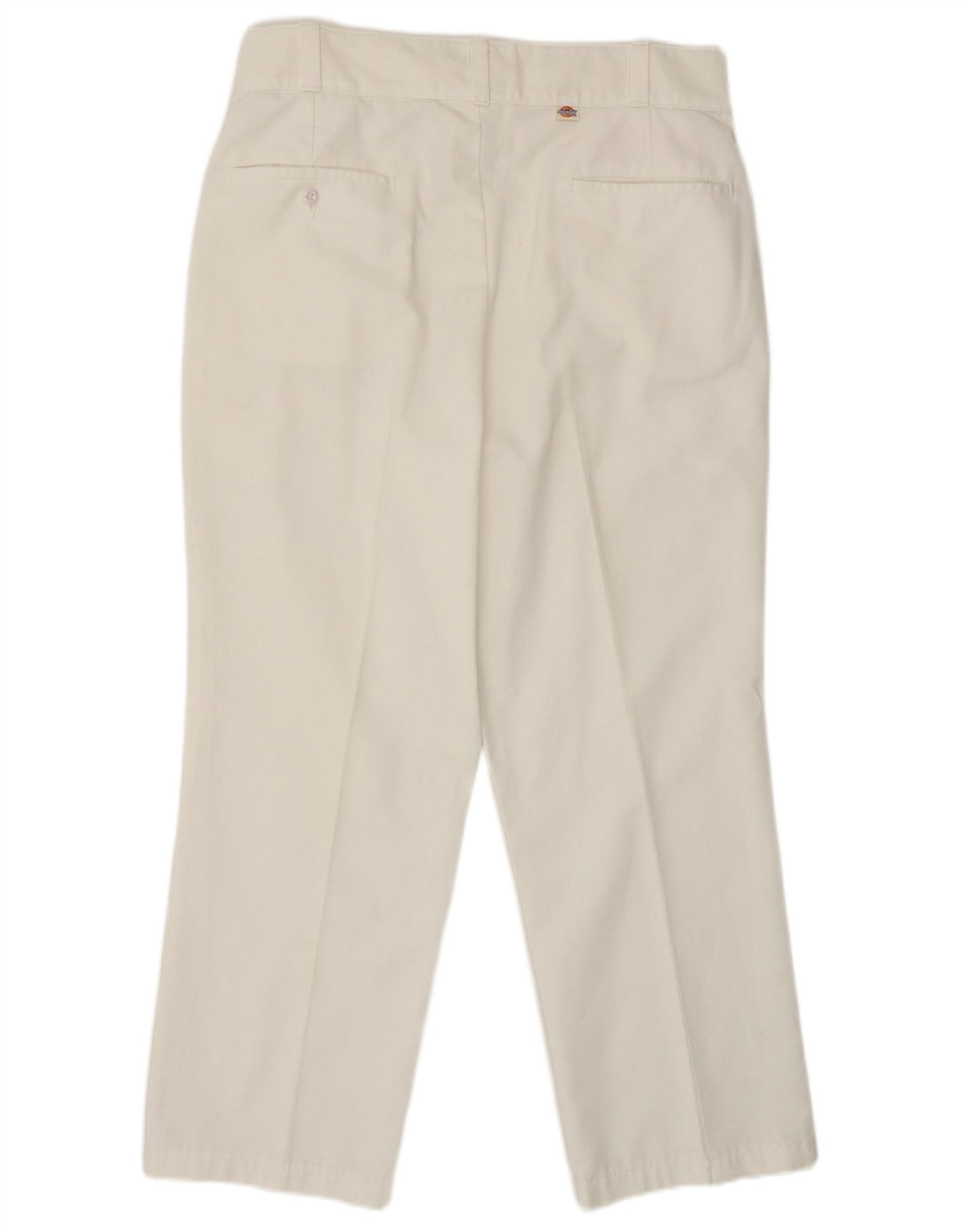 Dickies muške ravne chino hlače W34 L28 bijeli poliester