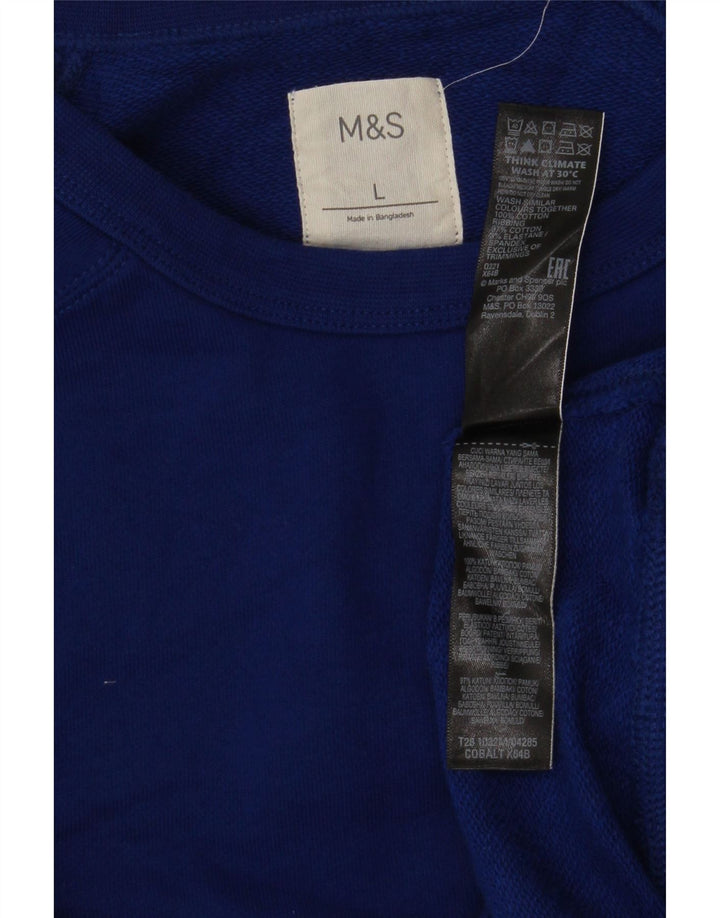 Marks & Spencer muška majica s kratkim rukavima Veliki plavi pamuk
