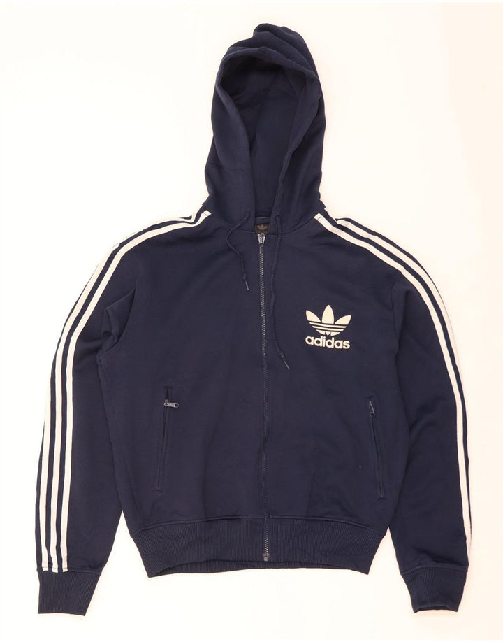 ADIDAS muška gornja jakna od trenirke srednje tamnoplavi poliester