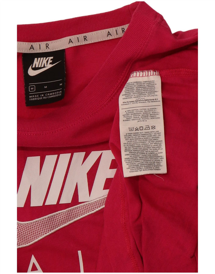 NIKE muška majica kratkih rukava s zračnim grafikama, srednji ružičasti pamuk
