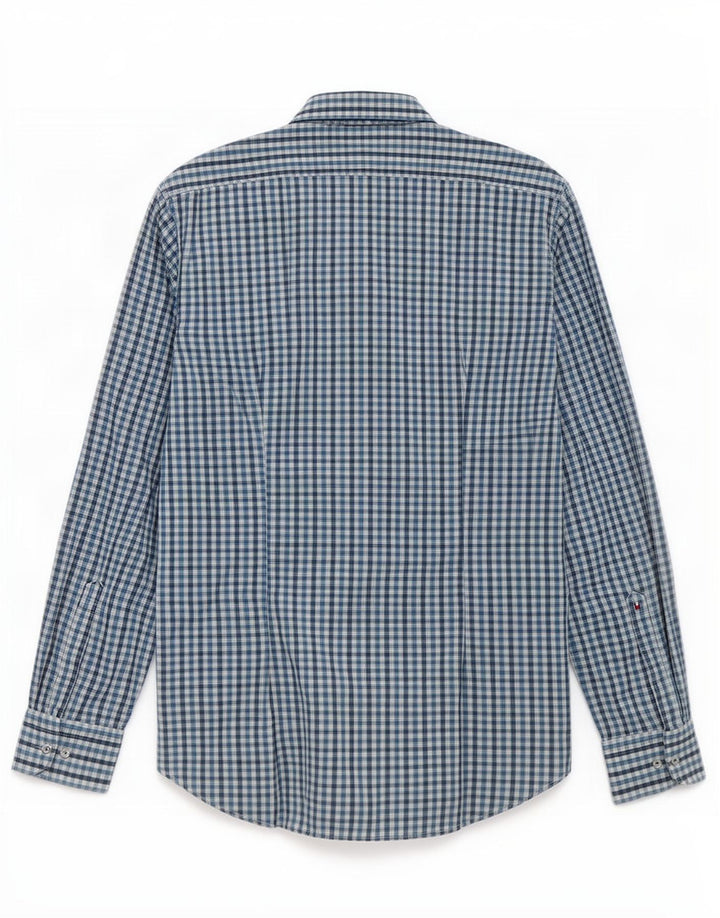Tommy Hilfiger muška košulja po mjeri veličina 39 15 1/2 srednje plava gingham