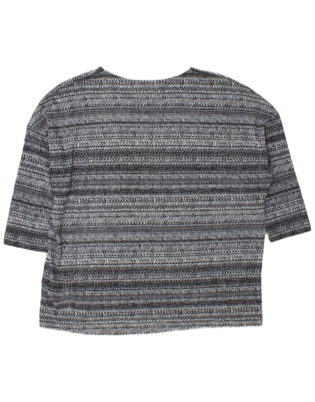 Marks & Spencer ženski gornji dio s 3/4 rukavima UK 18 XL na sive pruge