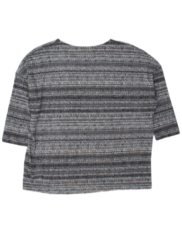 Marks & Spencer ženski gornji dio s 3/4 rukavima UK 18 XL na sive pruge