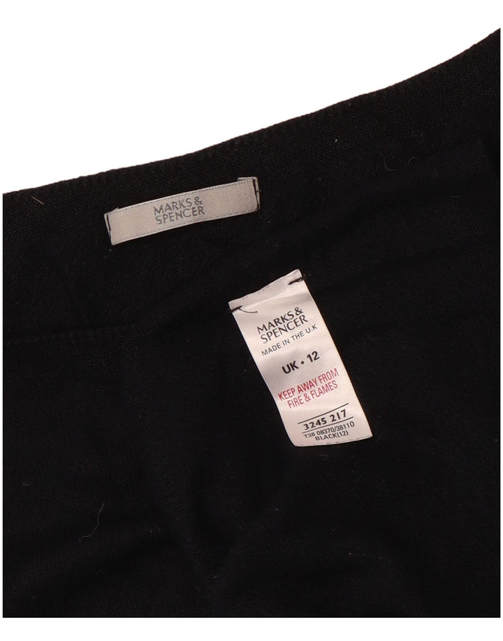 Top ženske bluze Marks & Spencer UK 12 Srednja crna viskoza