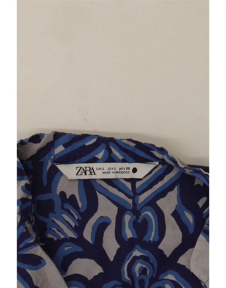 Top ženske bluze Zara UK 16 Large Grey Floral