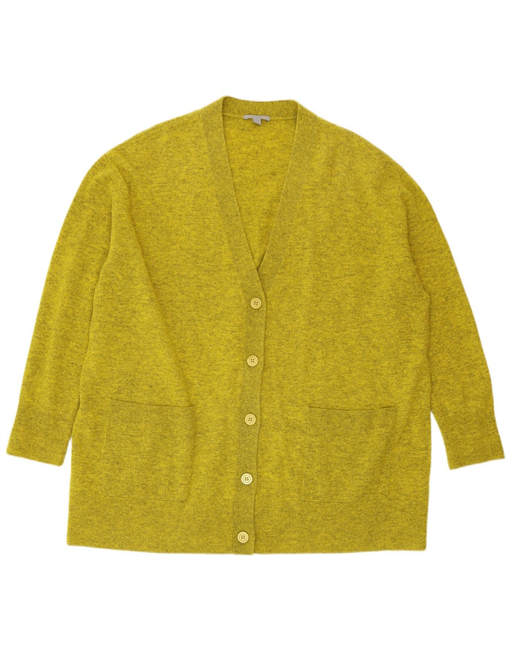 COS ženski dugi prekomjerni džemper UK 14 Srednje zelene fleke