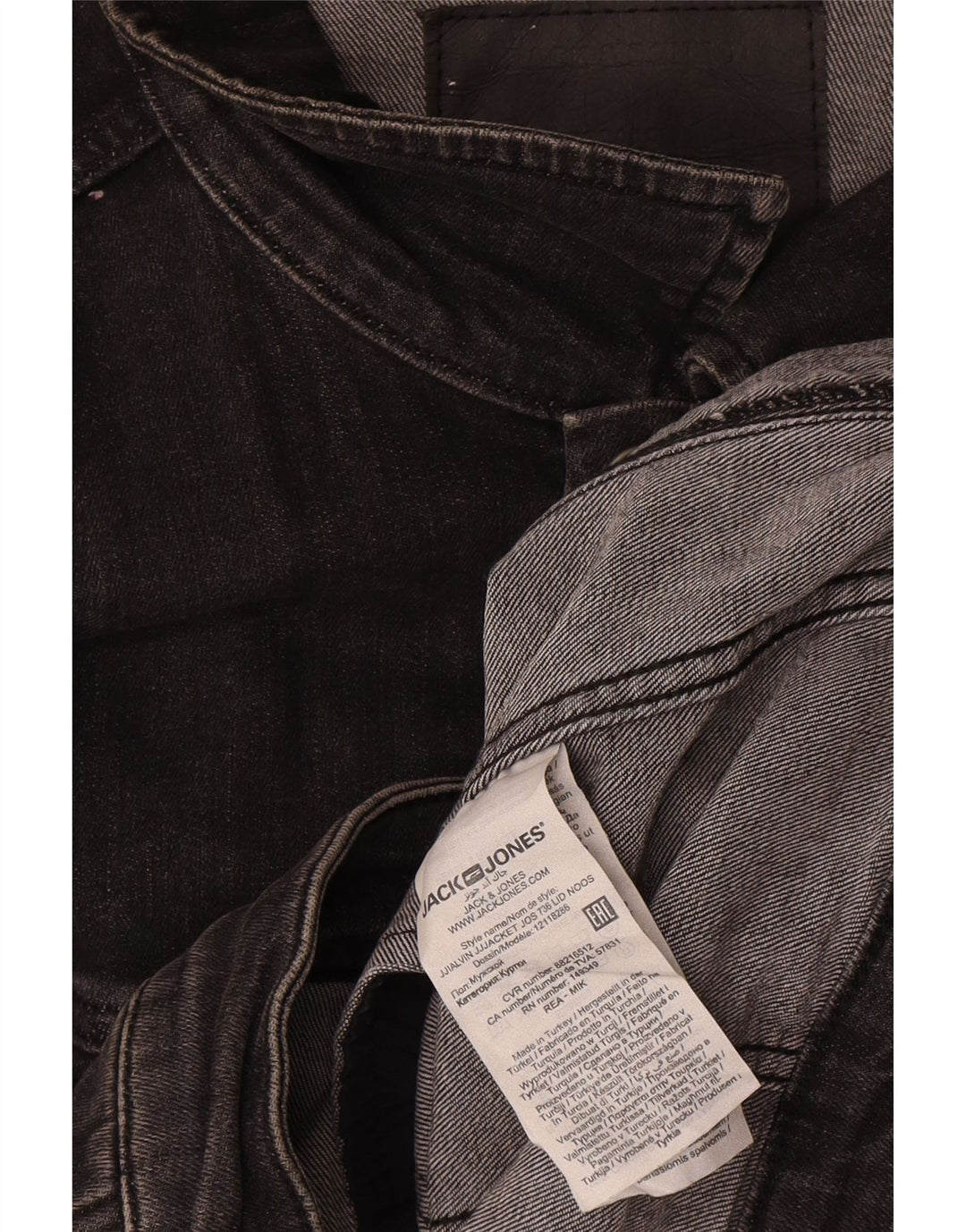 Jack & Jones muška traper jakna UK 42 XL sivi pamuk