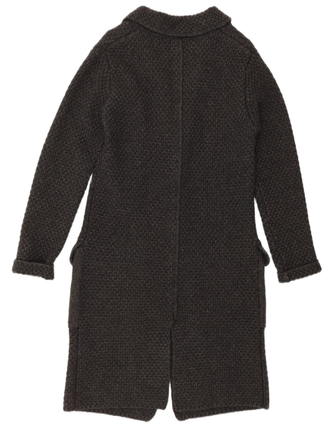 RIFLE Ženski pleteni kaput UK 10 Small Grey Lambswool