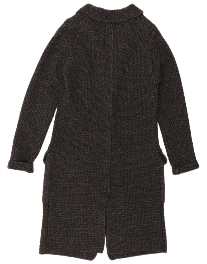RIFLE Ženski pleteni kaput UK 10 Small Grey Lambswool