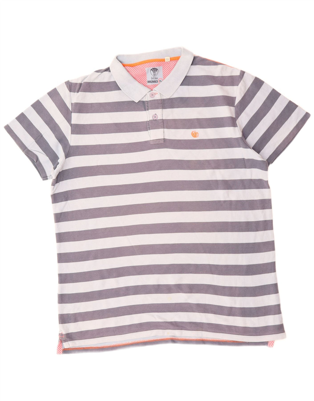 FAT FACE Muška polo majica XL pamuk na plave pruge