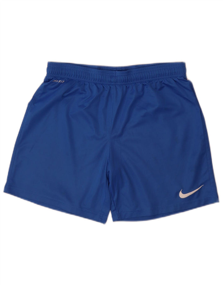 Male plave sportske kratke hlače Nike Dri Fit od poliestera