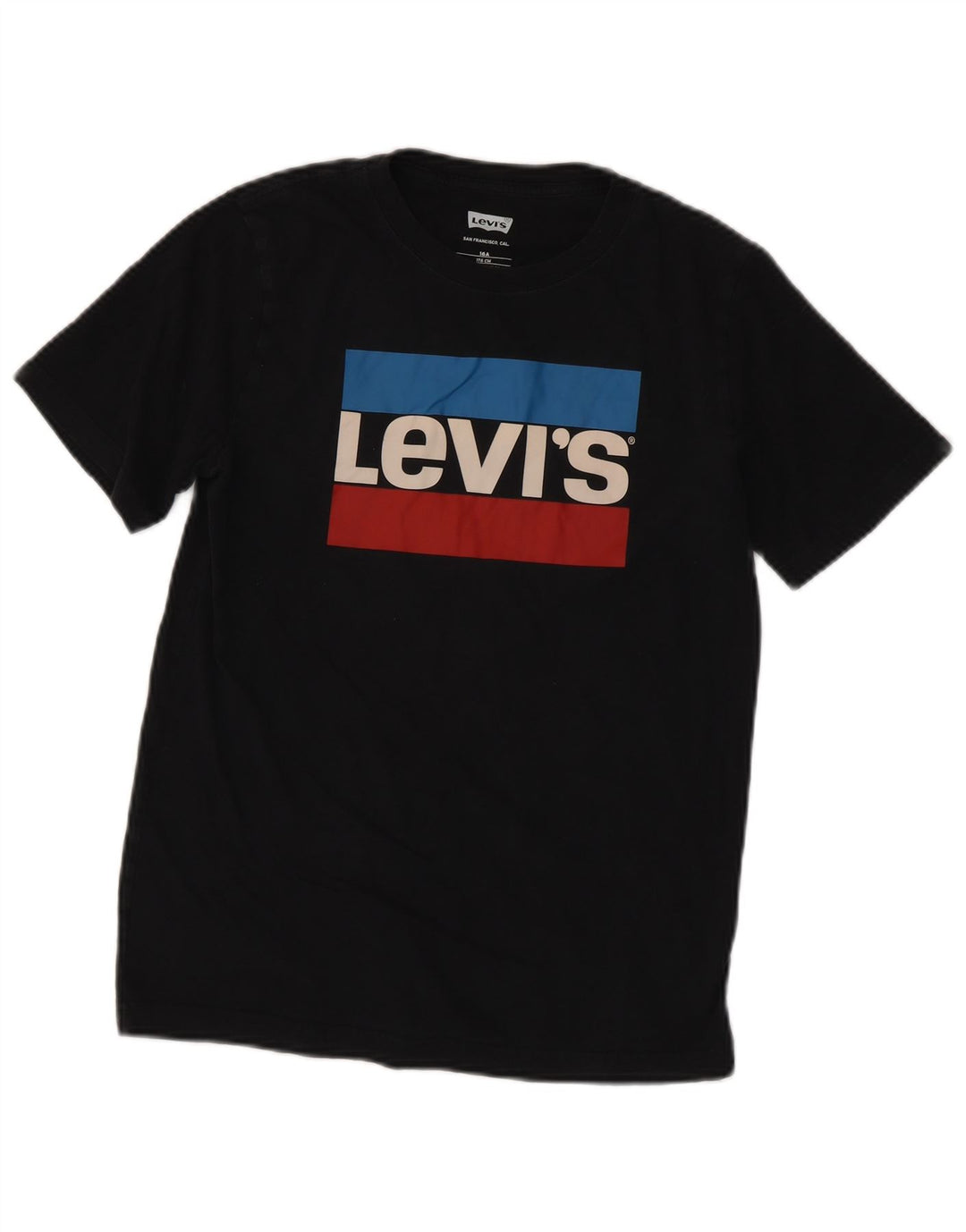 Gornji dio majice kratkih rukava Levi's Boys Graphic T-Shirt 15-16 Years Black