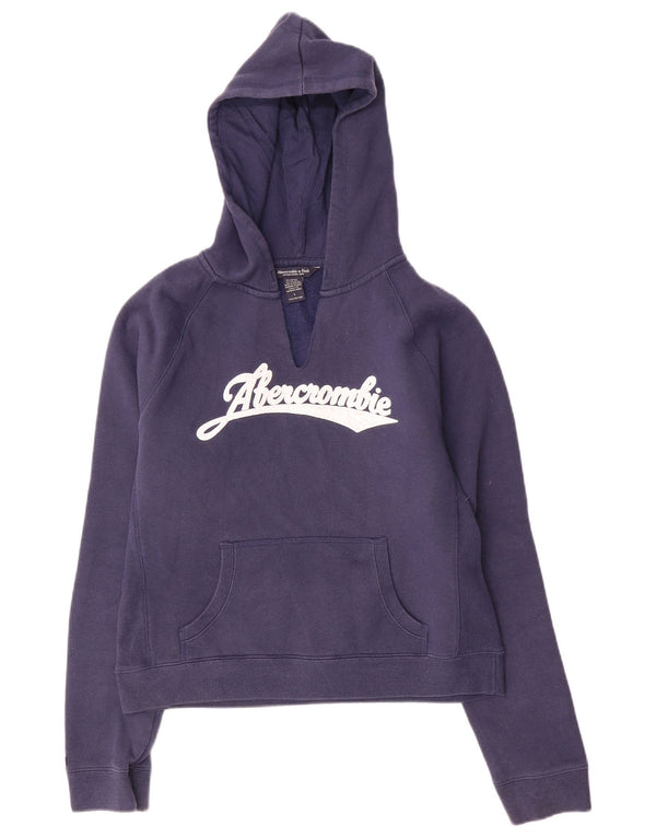 Abercrombie & Fitch Ženska skraćena majica s kapuljačom UK 16 Velika tamnoplava
