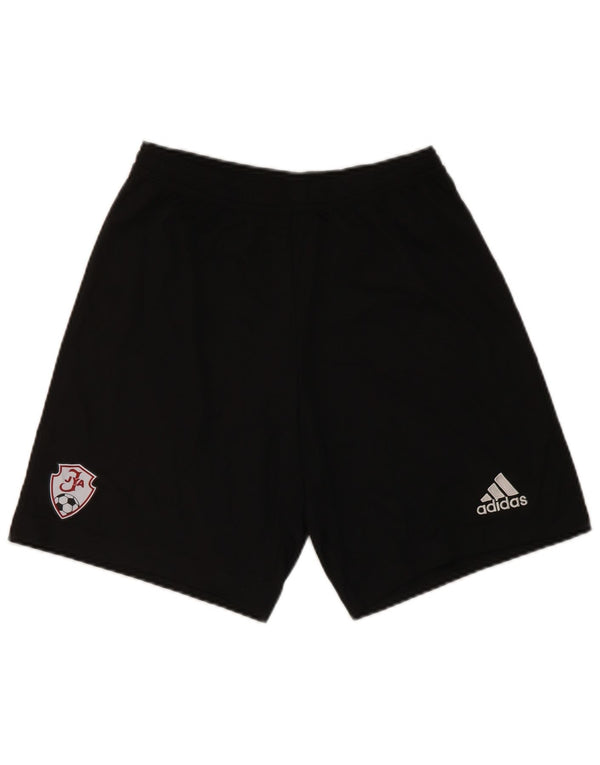 Male crne sportske kratke hlače Adidas Aeroready Graphic od poliestera