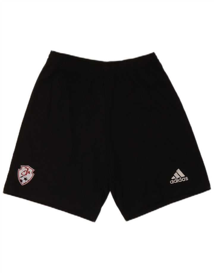 Male crne sportske kratke hlače Adidas Aeroready Graphic od poliestera