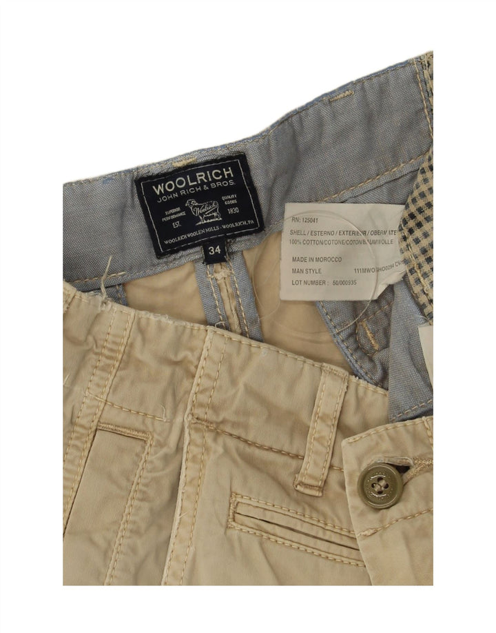 Woolrich Muške chino kratke hlače W34 Veliki bež pamuk