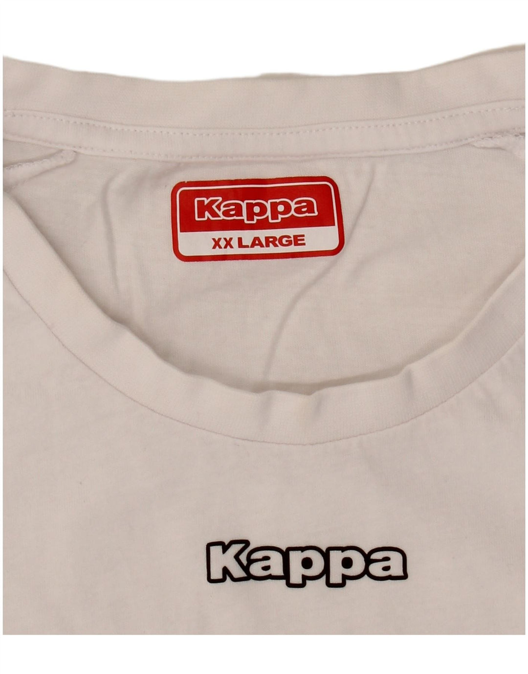 Kappa muška majica kratkih rukava s grafičkim motivima 2XL bijela