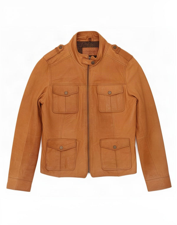 Conbipel ženska kožna pomoćna jakna IT 46 Large Brown