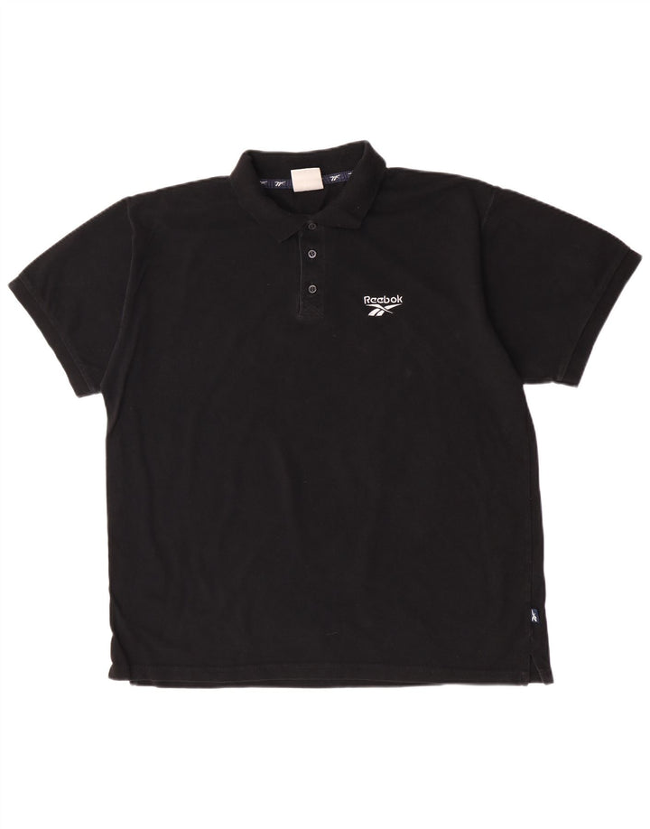 Reebok muška polo majica Large Black Cotton