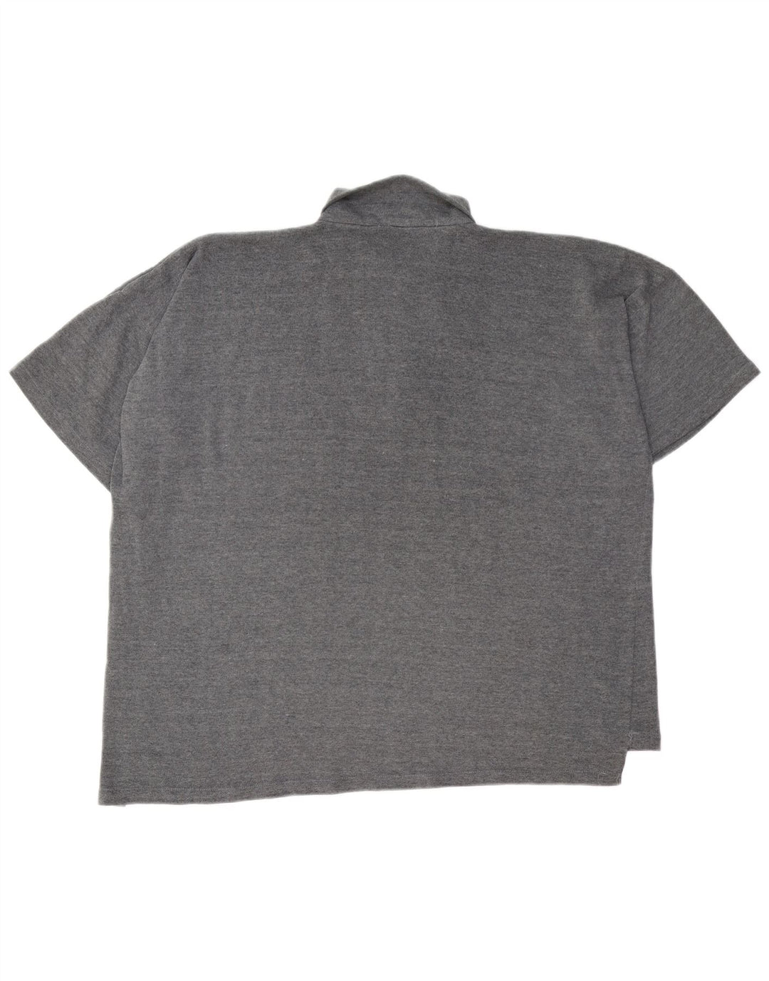 Paul Smith muška polo majica s izrezom na patentni zatvarač 2XL sivi poliester