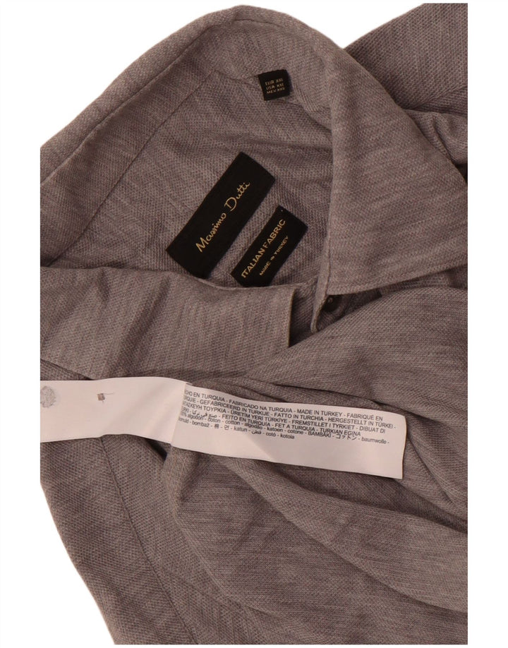 Massimo Dutti muška košulja 2XL sivi pamuk