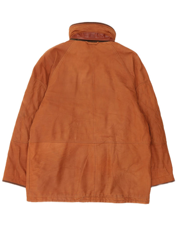 Timberland muška kožna jakna s kapuljačom UK 40 Large Brown
