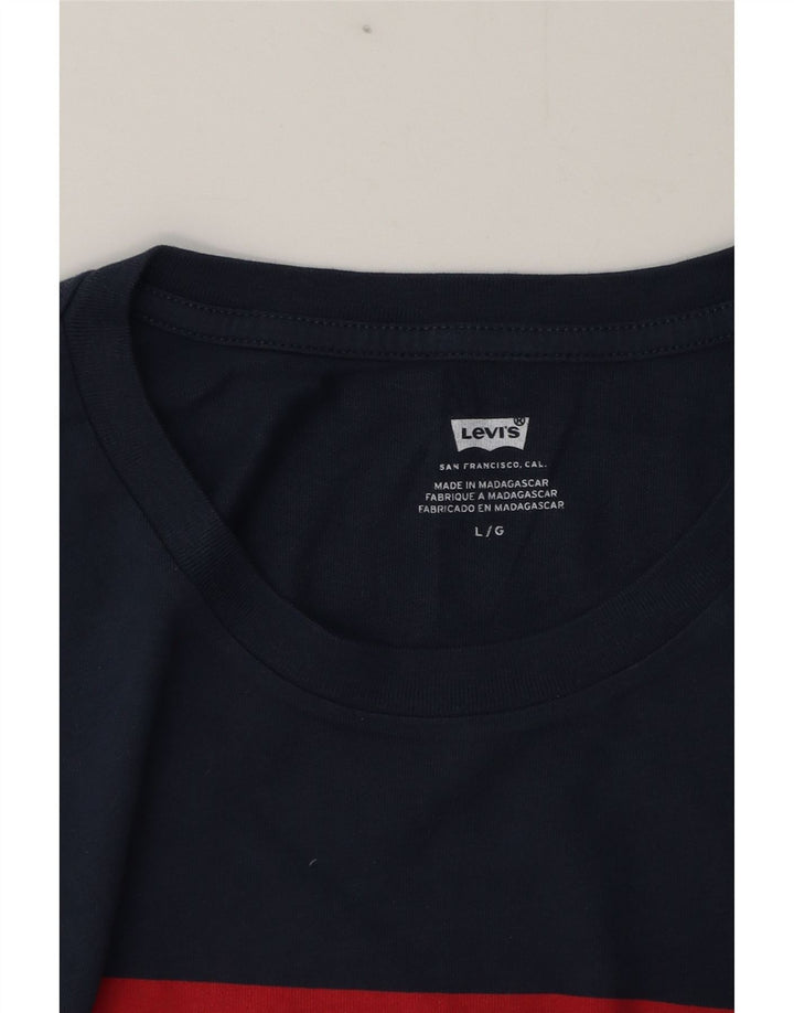 Levi's velika majica kratkih rukava s grafičkim motivima, tamnoplava