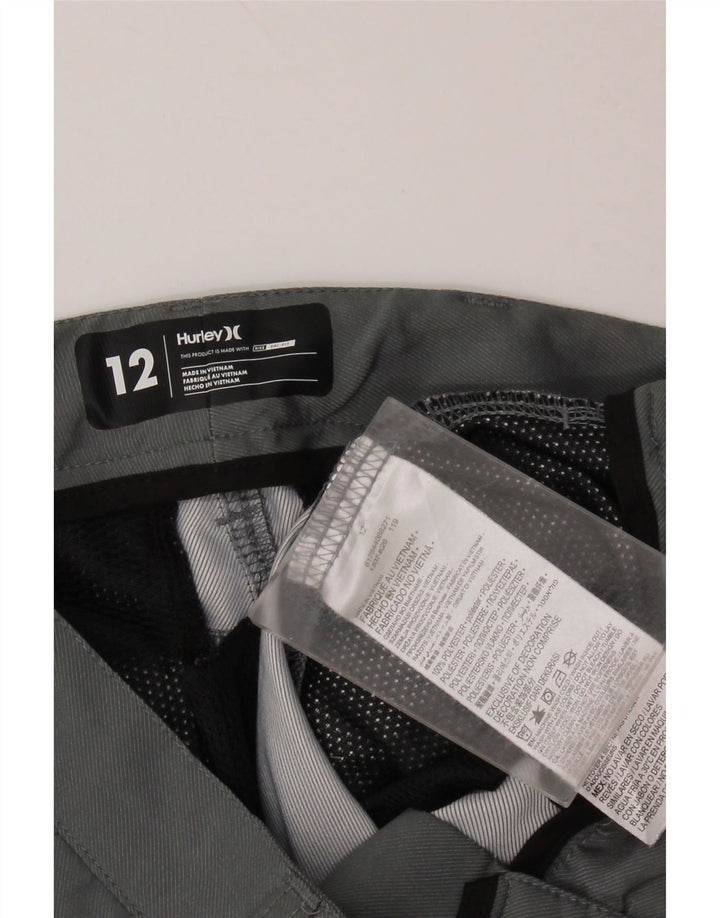 HURLEY Dri Fit Chino kratke hlače za dječake 11-12 godina W26 sivi poliester