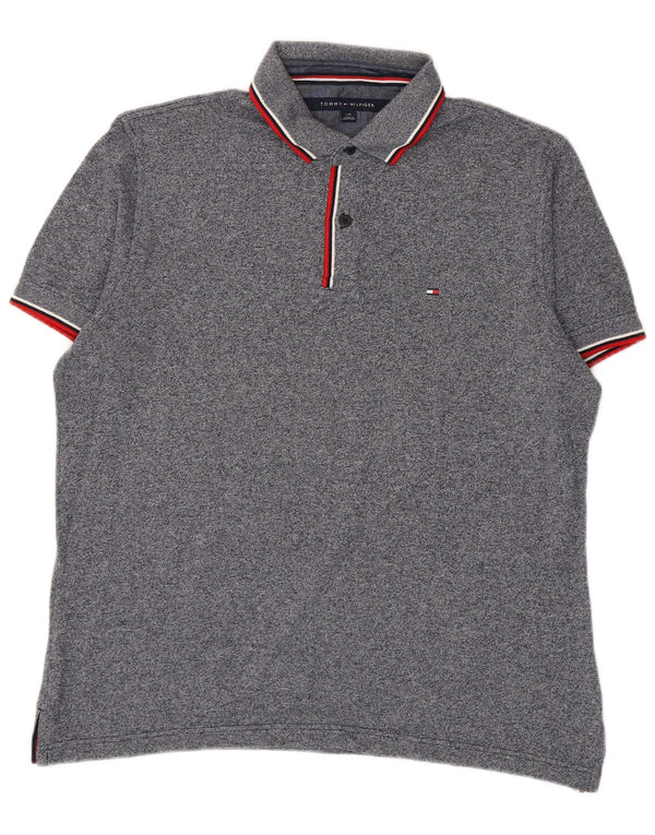 Tommy Hilfiger muška polo majica velika tamnoplava prugasta majica