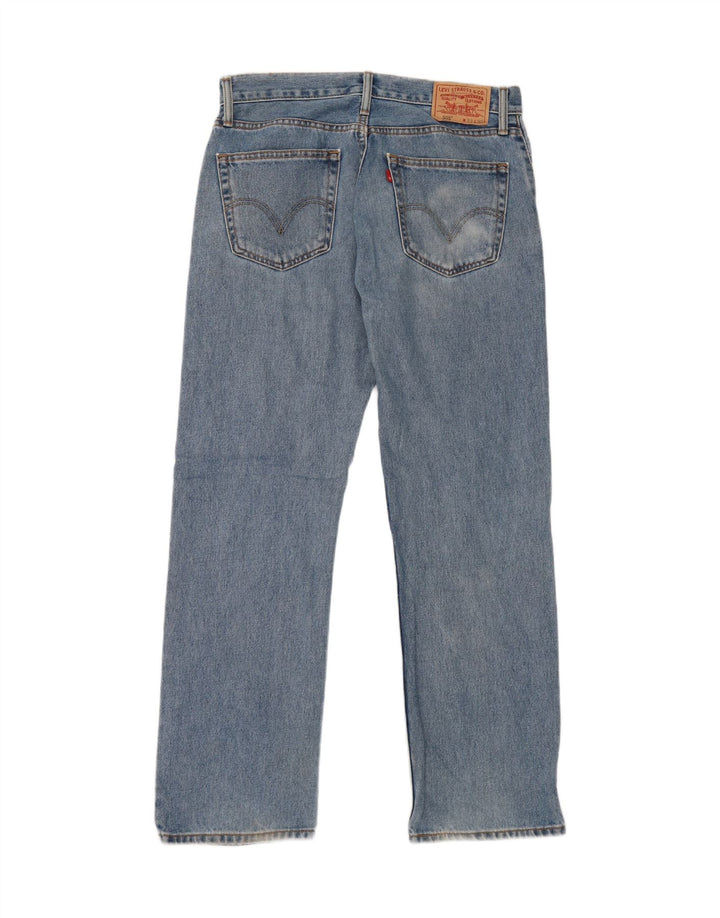 Levi's muške 505 ravne traperice W33 L30 plavi pamuk