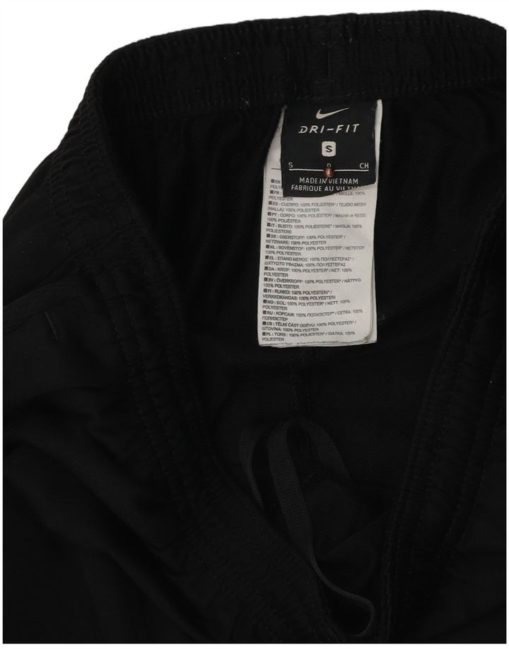 Nike muške Dri Fit hlače za trenirku male crne poliesterske