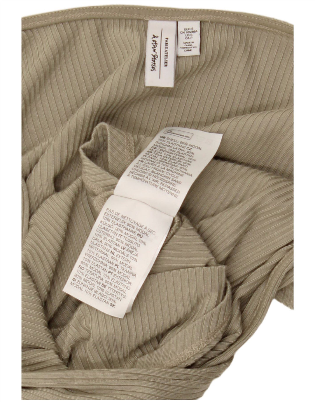 I DRUGE PRIČE Ženski bodi dugih rukava UK 10 Mali zeleni modal