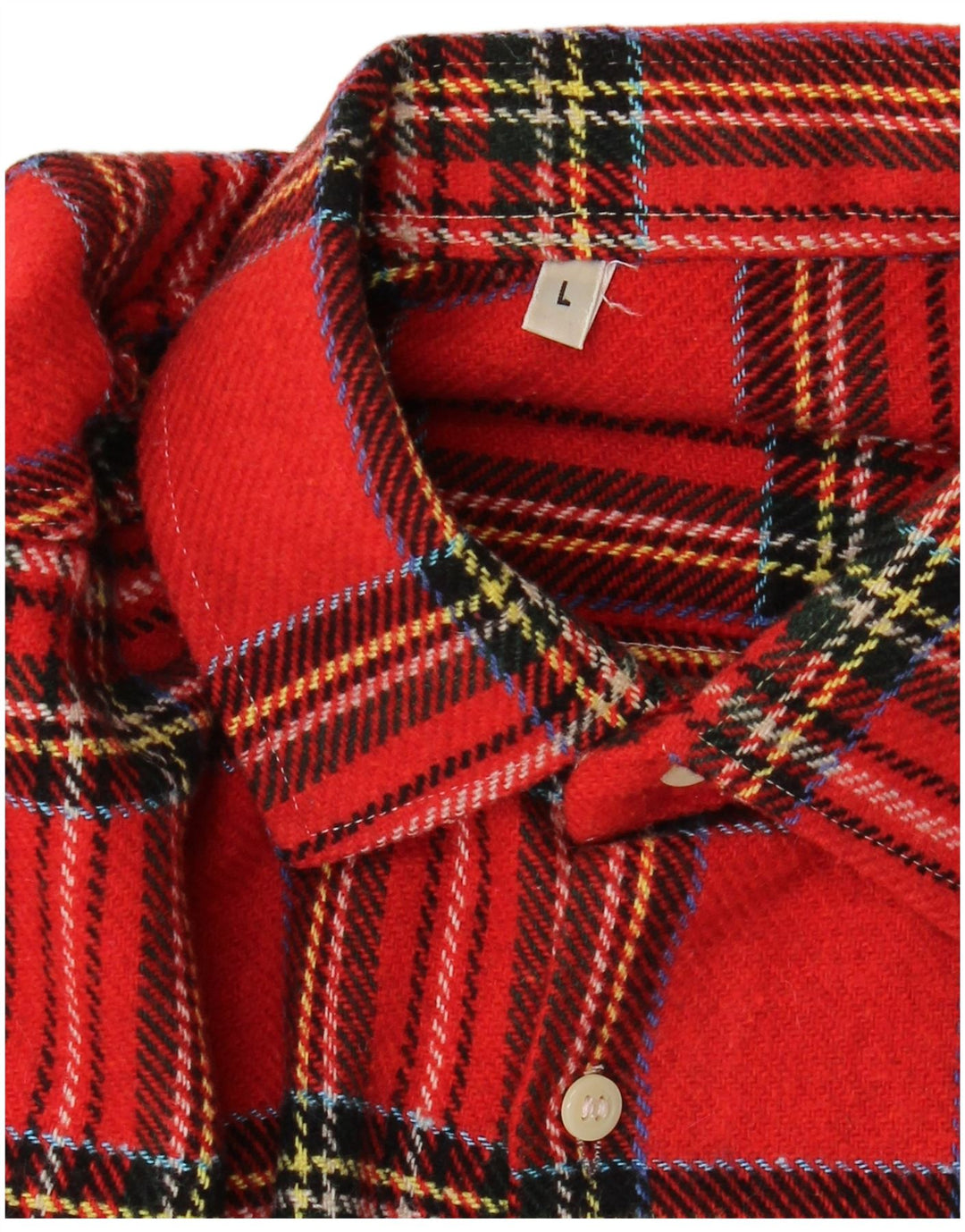 VINTAGE muška flanelska košulja, veliki crveni karirani